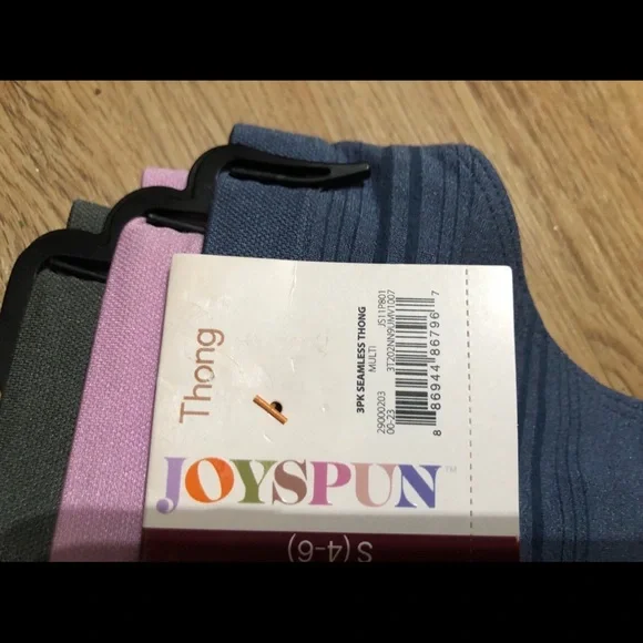 Woman’s Thong Underwear NWT***SIZE -small (4-6) 3 Pack - Picture 3 of 4